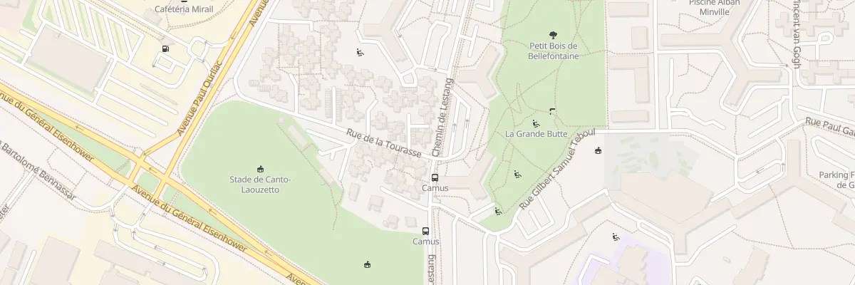 Plan du 81 Che de Lestang à Toulouse