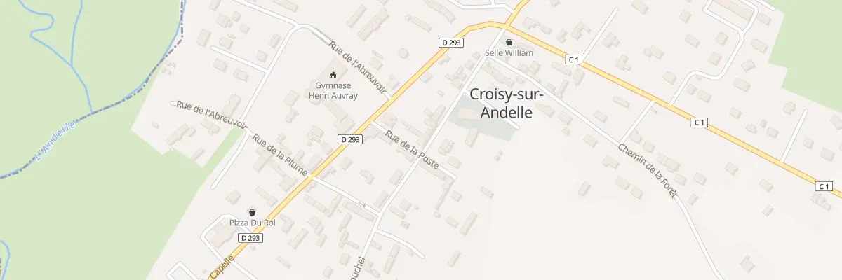 Plan du 3 Rue de la Poste à Croisy-sur-Andelle