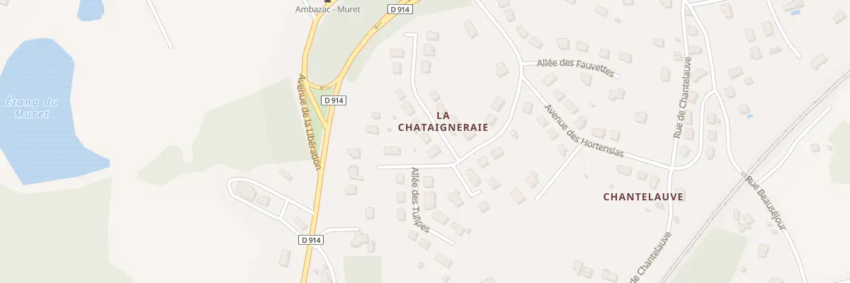 Plan du 1 All des Primevères à Ambazac