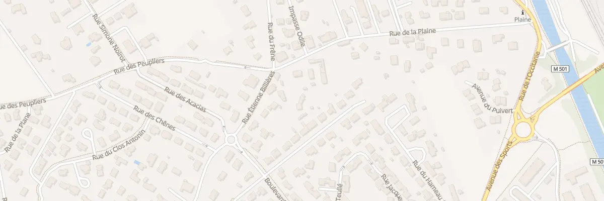 Plan du 2T Rue de la Plaine à Fenouillet