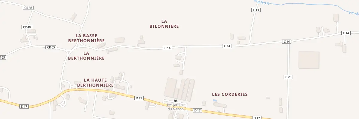 Plan du 5288 Champs de Boivin à Heugnes