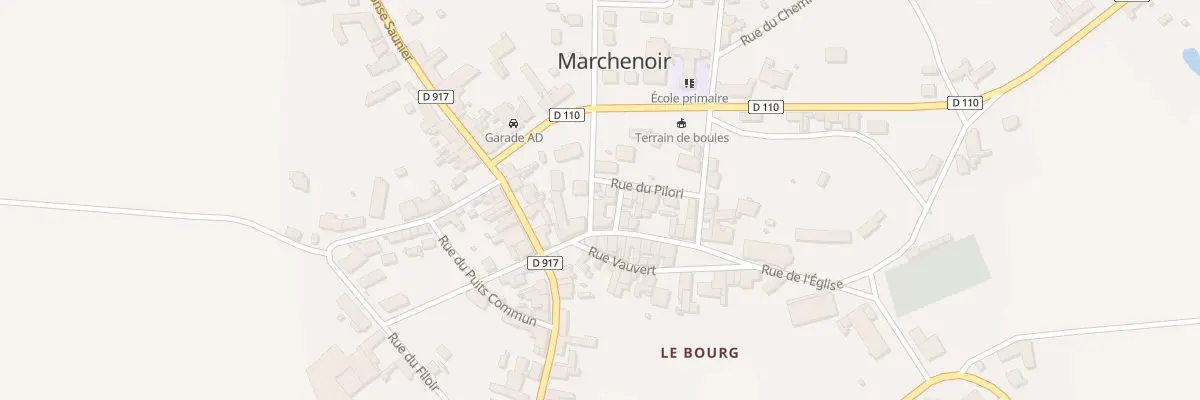 Plan du 4 Rue de la Poste à Marchenoir
