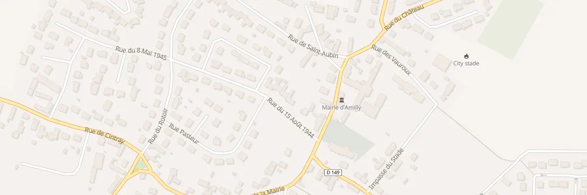 Plan du 4 Rue du Quinze Aout 1944 à Amilly
