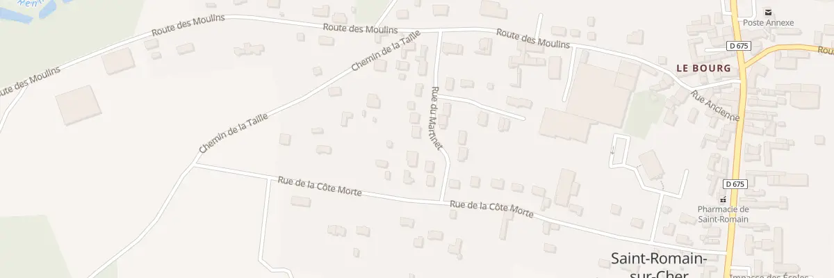 Plan du 7 Rue du Martinet à Saint-Romain-sur-Cher
