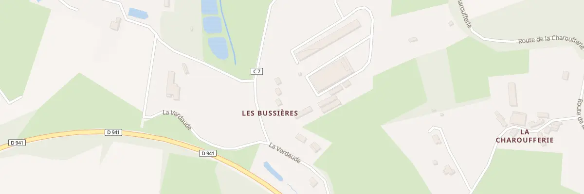 Plan du 5451A Les Bussières à Saint-Just-le-Martel