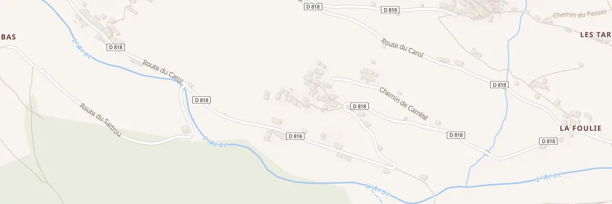 Plan du 55 Trabiet de Dessus au Port