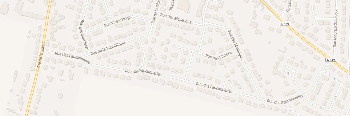 Plan du 13 Rue des Pinsons à Amilly