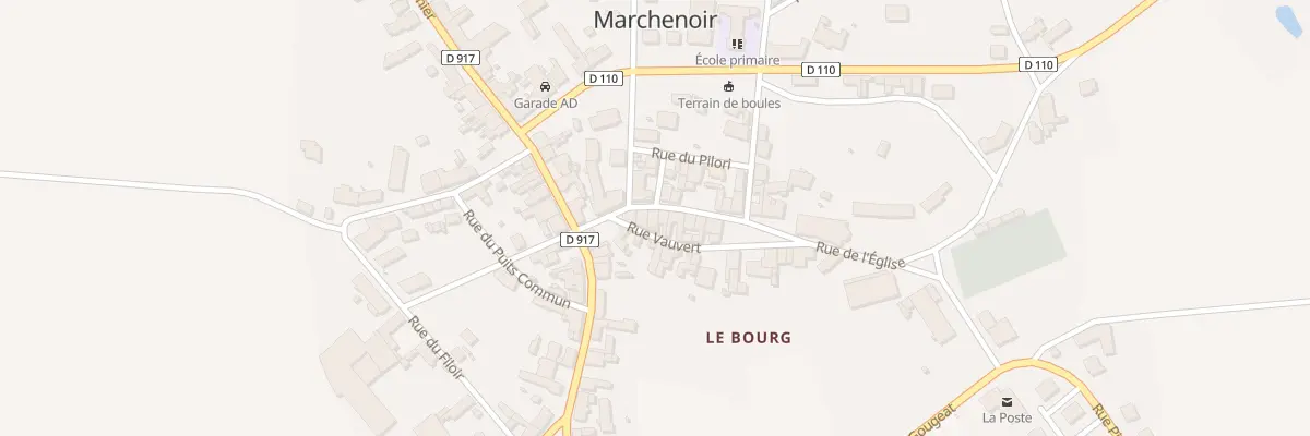 Plan du 6 Rue de l’Eglise à Marchenoir