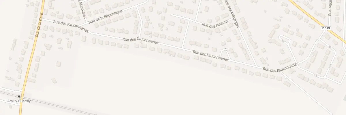 Plan du 38 Rue des Fauconneries à Amilly