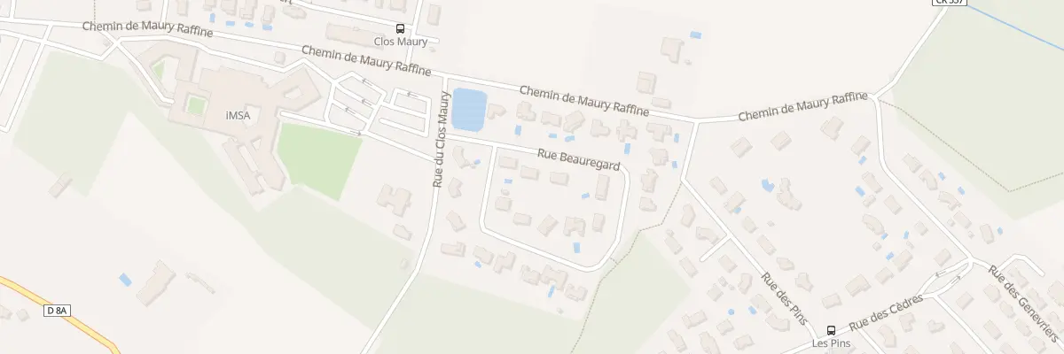 Plan du 4 Rue Beauregard à Montauban