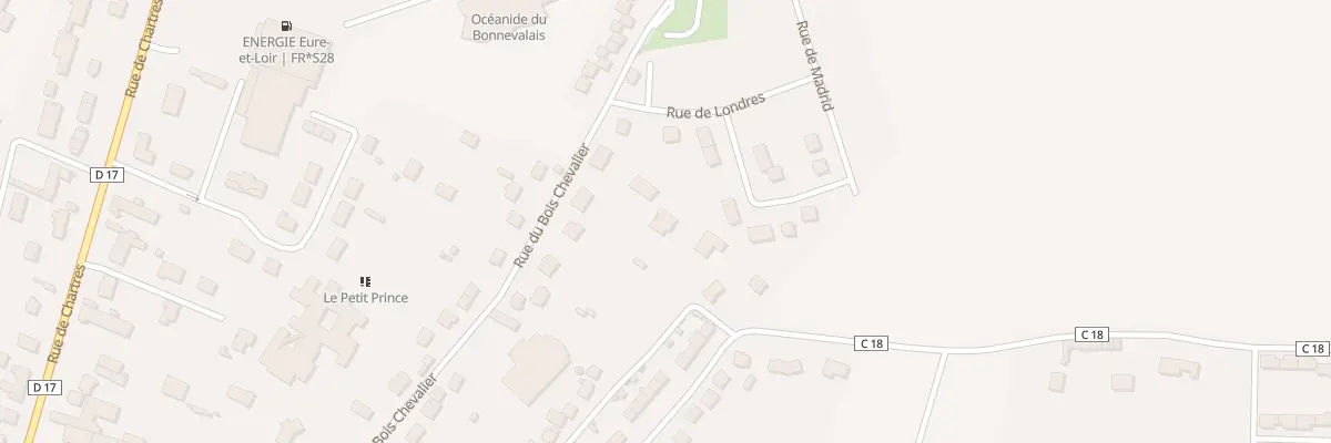 Plan du 40B Rue du Bois Chevalier à Bonneval