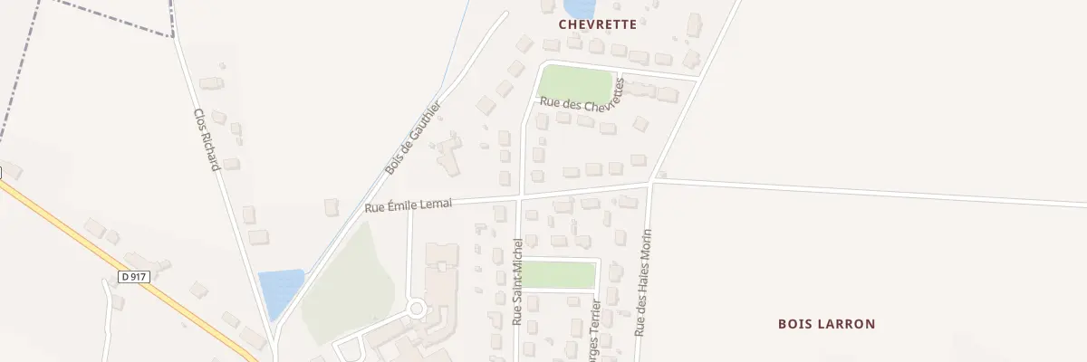 Plan du 2 Rue des Chevrettes à Marchenoir