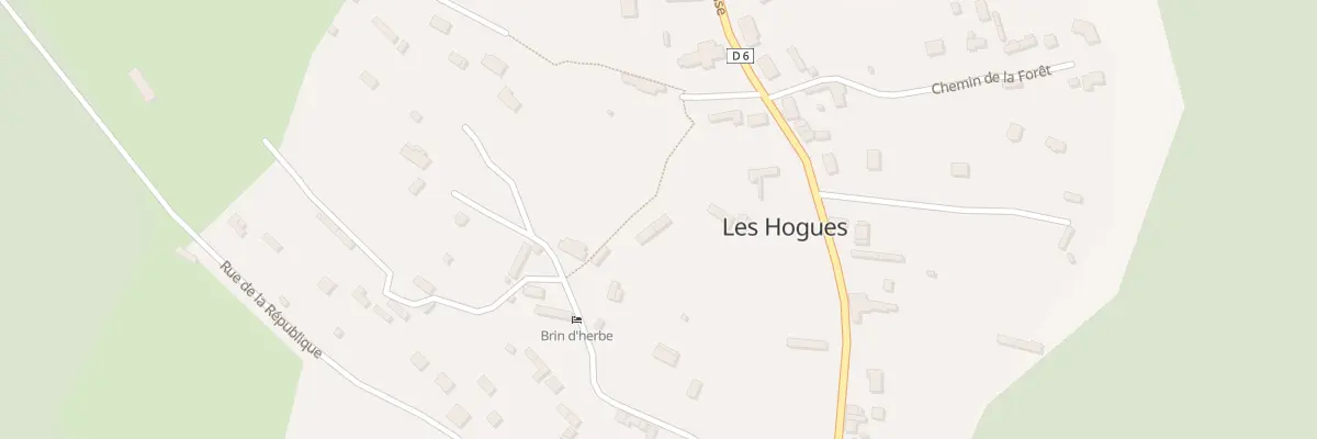 Plan du 121 Les Hogues aux Hogues