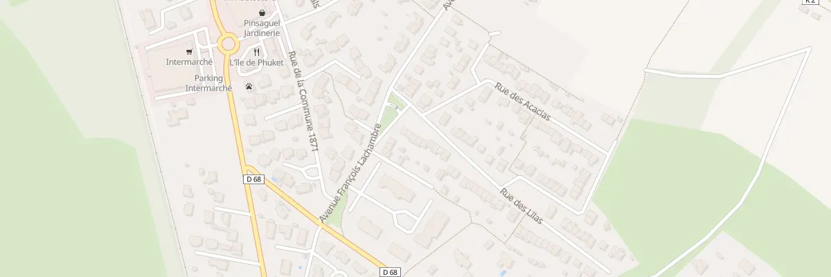 Plan du 59 Rue des Lilas à Pinsaguel