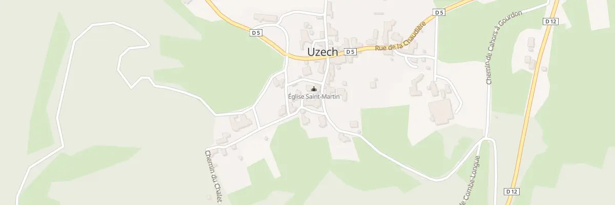 Plan du 12 Rue d’Angèle à Uzech
