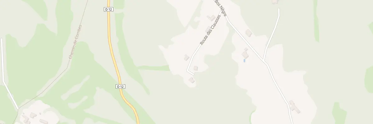 Plan du 5036 Bos Negre Bas à Saint-Denis-Catus