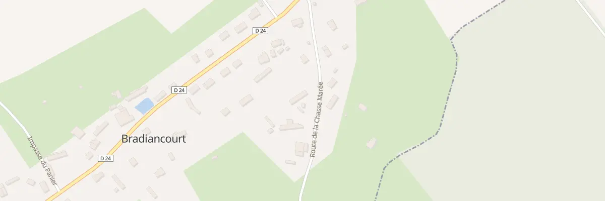 Plan du 162 Rte de la Chasse-marée à Bradiancourt