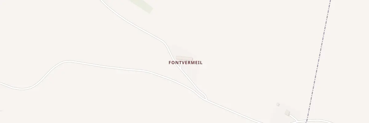 Plan du 44 Fontvermeil à Lézat-sur-Lèze