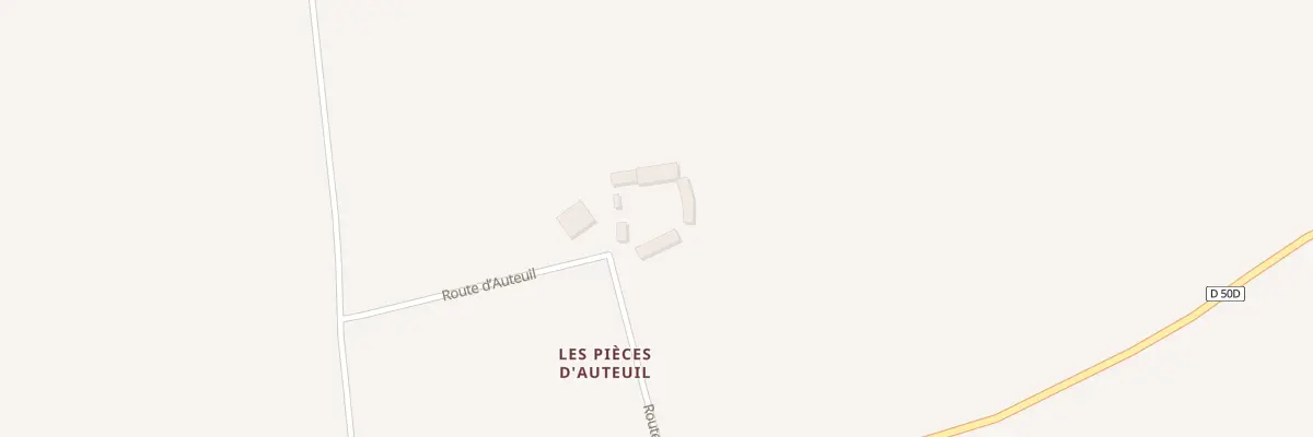 Plan du 18 Les Pieces d’Auteuil à La Madeleine-Villefrouin