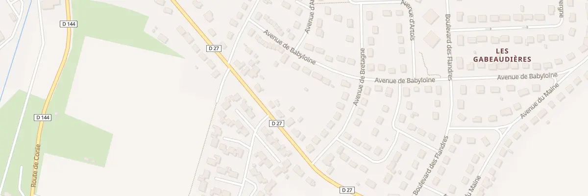Plan du 43 Rue d’Orléans à Bonneval