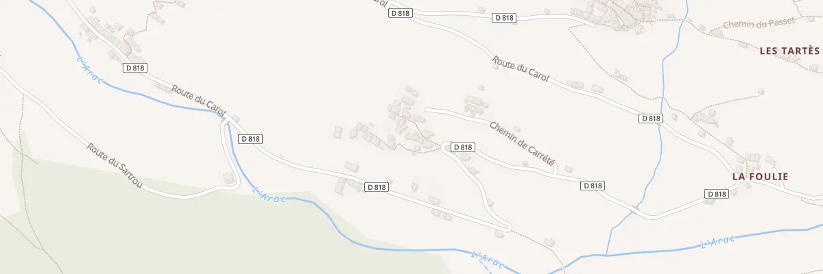 Plan du 58 Trabiet de Dessus au Port