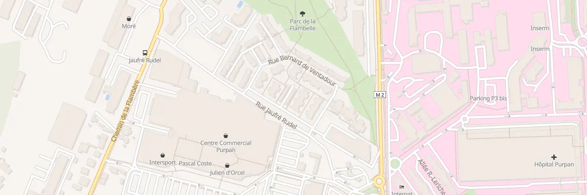 Plan du 38 Rue Bernard de Ventadour à Toulouse