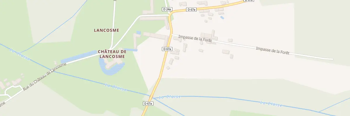 Plan du 4 Rte de Villedieu à Vendœuvres
