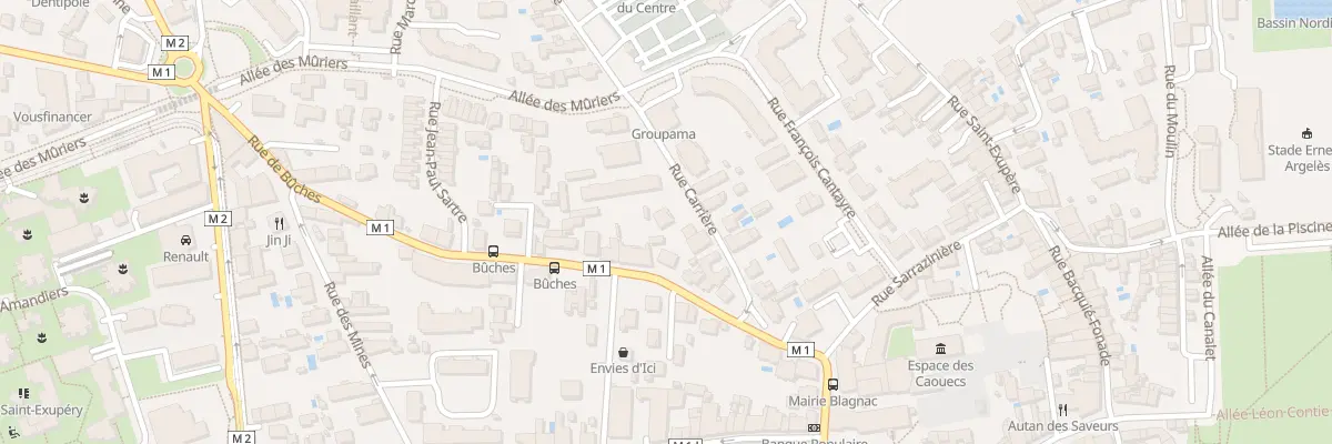 Plan du 7 Rue Carrière à Blagnac