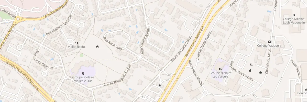 Plan du 6 Rue du Général de Castelnau à Toulouse