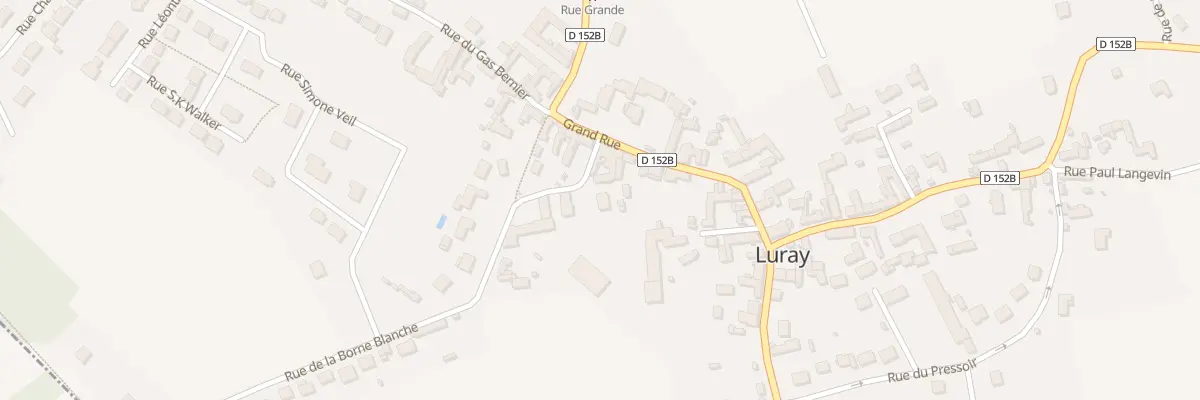 Plan du 1 Rue de la Borne Blanche à Luray