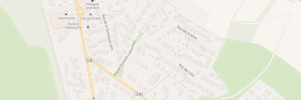 Plan du 55 Rue des Lilas à Pinsaguel