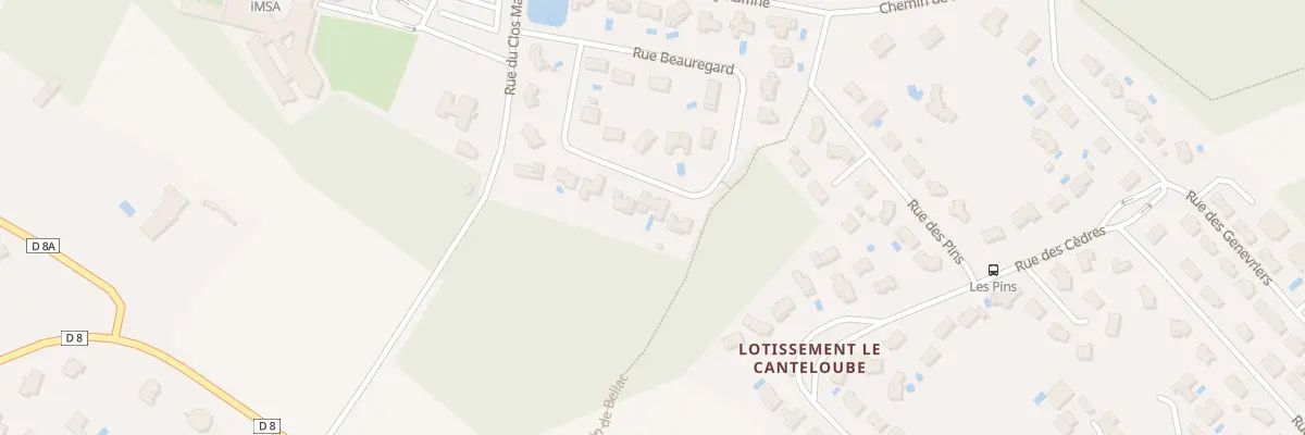 Plan du 23 Rue Beauregard à Montauban