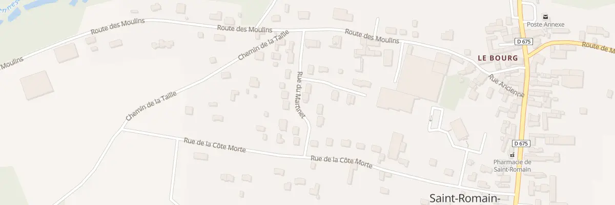 Plan du 6 Rue du Martinet à Saint-Romain-sur-Cher