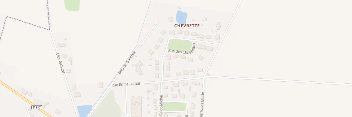 Plan du 8 Rue des Chevrettes à Marchenoir
