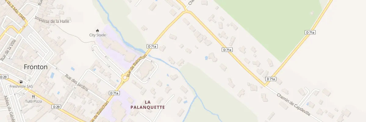 Plan du 10D Rue de Balochan à Fronton