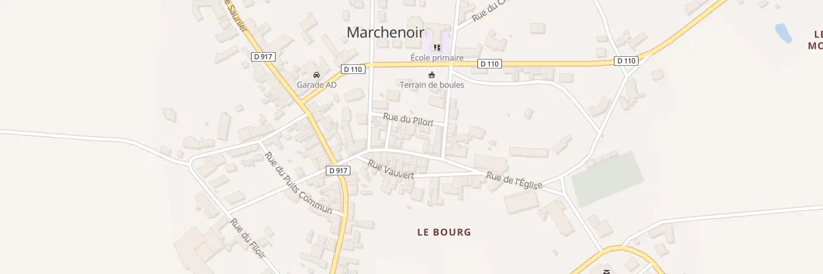 Plan du 2 Rue du Pilori à Marchenoir