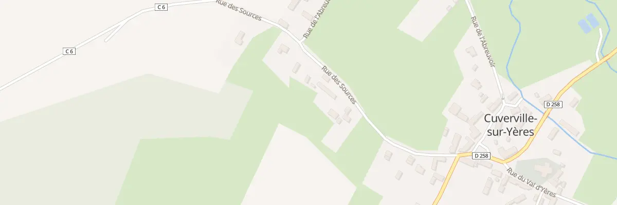Plan du 11 Rue des Sources à Cuverville-sur-Yères