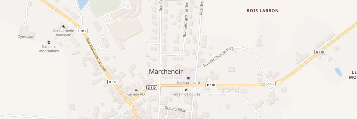 Plan du 2 Rue Georges Terrier à Marchenoir