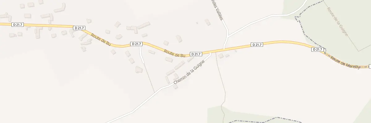 Plan du 50 Rte de Bu à Sorel-Moussel