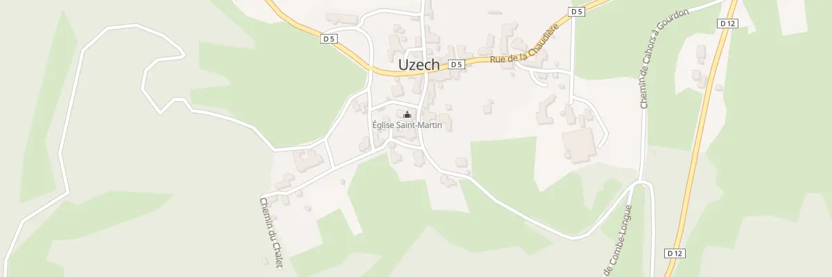 Plan du 5039 Le Bourg à Uzech