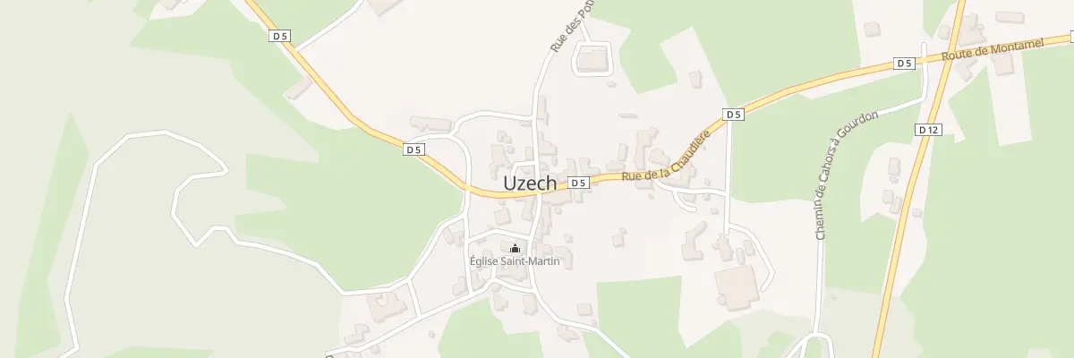 Plan du 5155F Le Bourg à Uzech