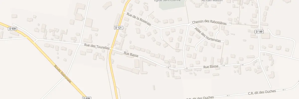 Plan du 11 Rue Basse à Bailleau-l’Évêque