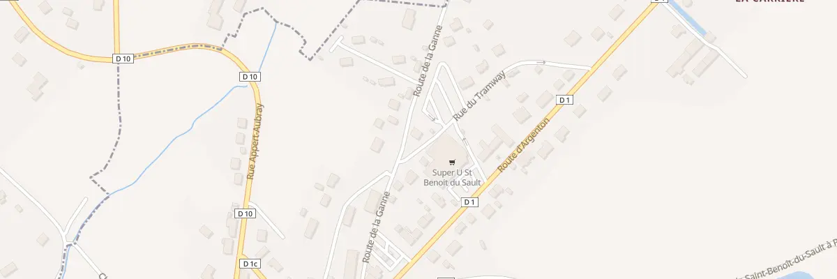 Plan du 5288 Rte de la Ganne à Saint-Benoît-du-Sault