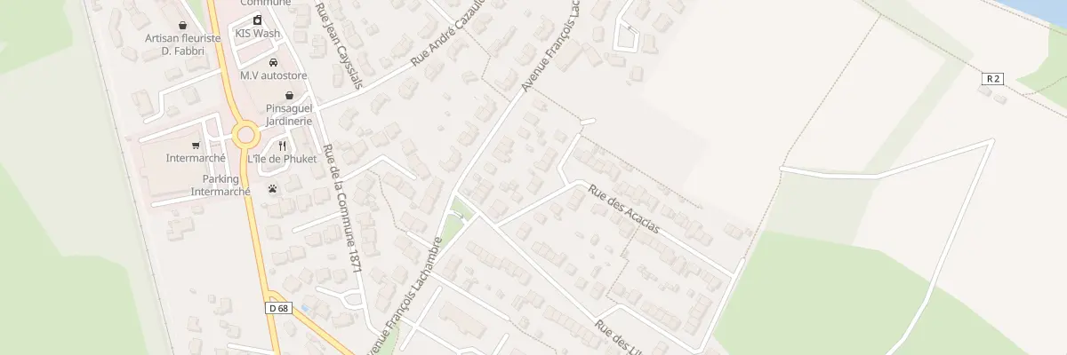 Plan du 46 Rue des Acacias à Pinsaguel