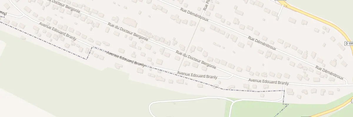 Plan du 5 Rue du Docteur Bergonié à Eu