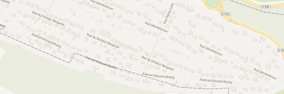 Plan du 14 Rue du Docteur Bergonié à Eu