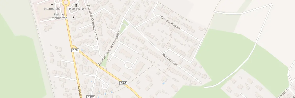 Plan du 43 Rue des Lilas à Pinsaguel