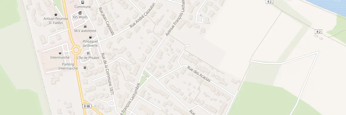 Plan du 42 Rue des Acacias à Pinsaguel