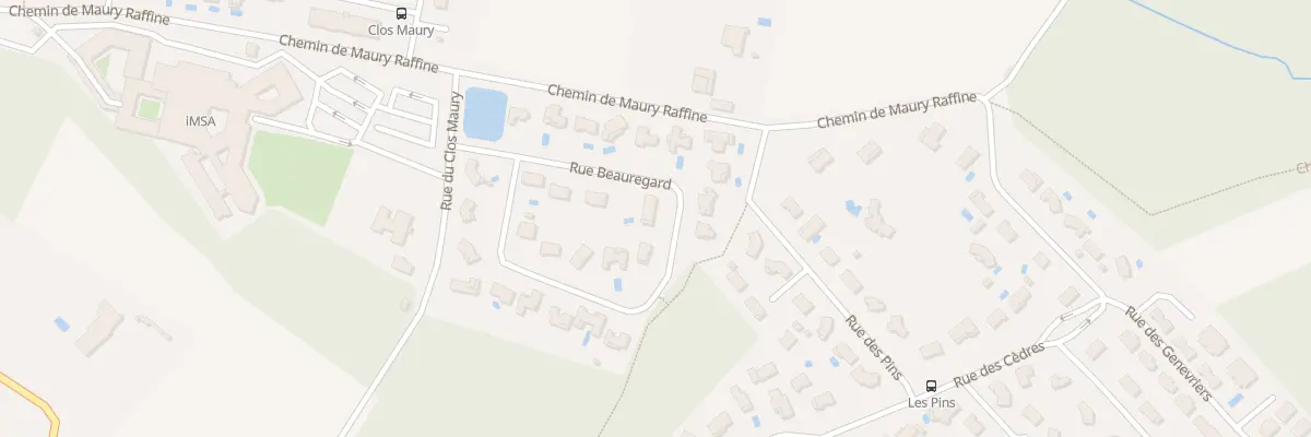 Plan du 10 Rue Beauregard à Montauban