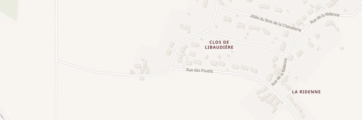 Plan du 44 Rue des Poutils à Cormeray